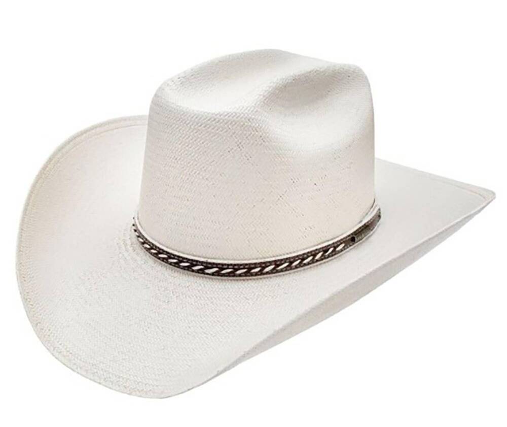 NEW STETSON men's 10x l warren dri-lex usa classic straw hat in natural